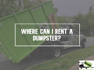 Where Can I Rent a Dumpster?